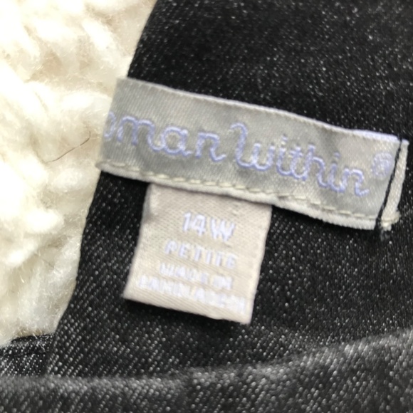 Woman Within Flex Classic Fit Jeans size 14W Petite - Picture 10 of 16